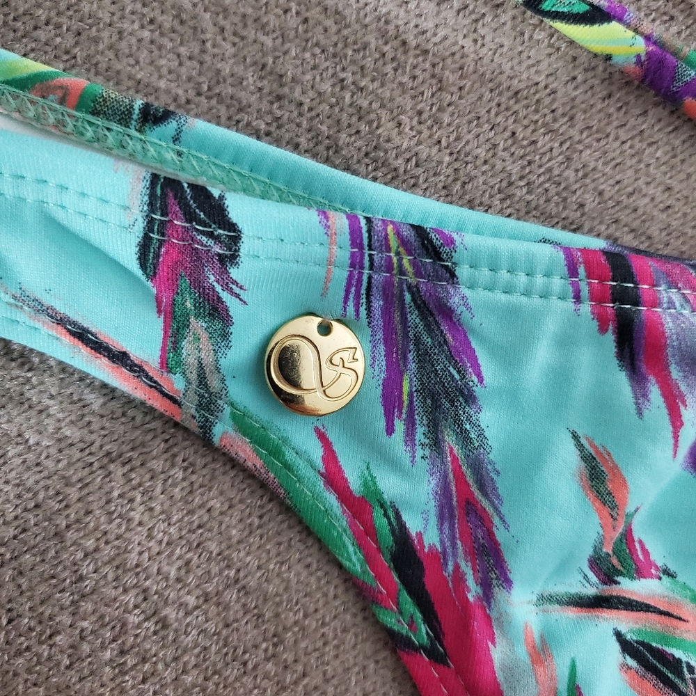 Stik Modas Europe Colourful Strappy Cherky Bikini Bottom - Picture 5 of 11